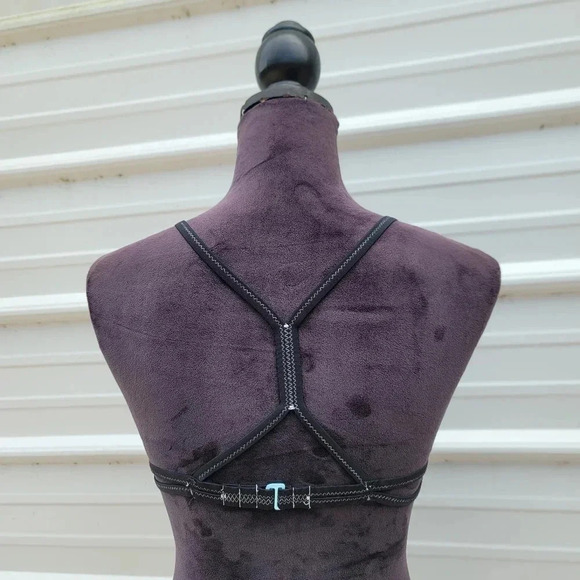 Victorias Secret Beach Sexy Mint 6TK Triangle Bikini String Stitched Swim Top l - Picture 13 of 14